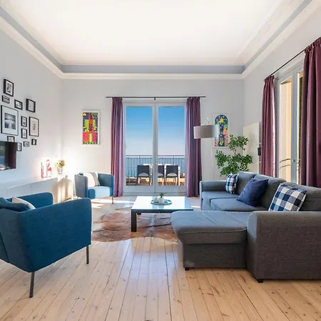 וילה Bethanie, D'epoque Sur Les Collines, Vue Imprenable Sur Et La Mer